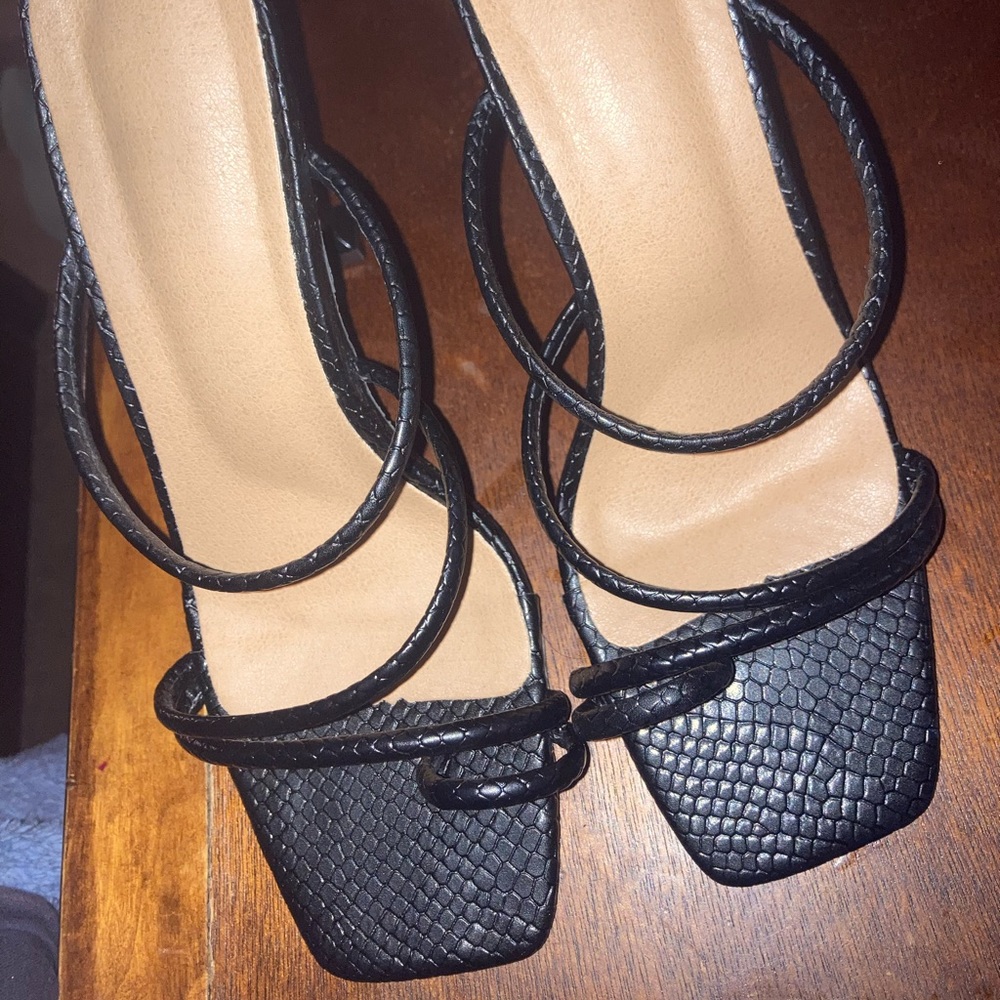 Black heels